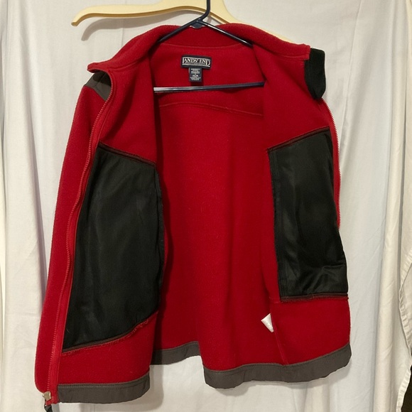 Jacket, Lands End Women’s Fleece Jacket L - Picture 6 of 10